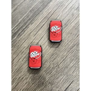 Dr. Pepper Soda Charm For Crocs Shoe Charms - 2 Pieces